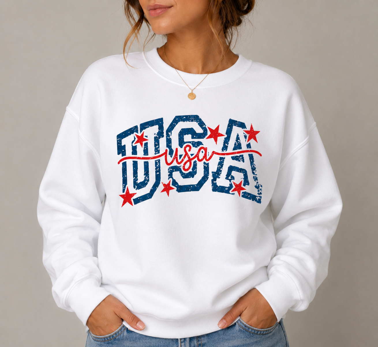 Script USA Women's Sweatshirt
