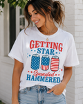 Getting Star Spangled Hammered Women's Graphic T-Shirt