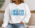 Beach Pearls & Bows Graphic Women's Sweatshirt
