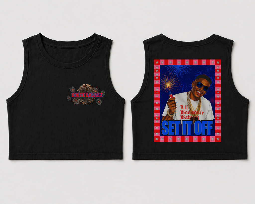Boosie 'Set It Off' Fireworks Women's Graphic Loose Tank Top
