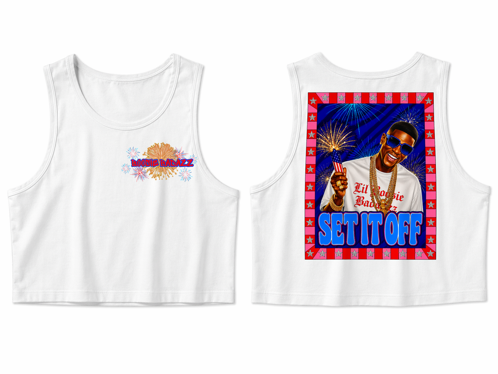 Boosie 'Set It Off' Fireworks Women's Graphic Loose Tank Top